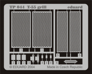 Grille Eduard TP044 T-55 1/35 Tamiya