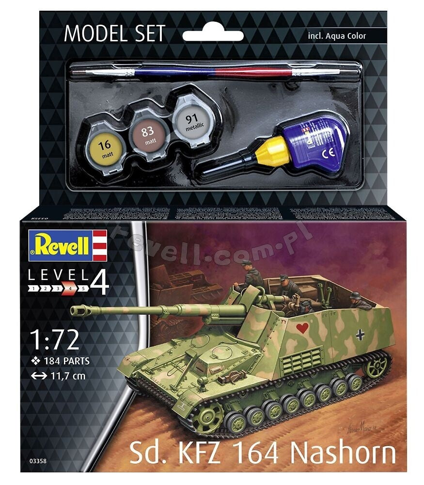 Revell 63358 Sd.Kfz. 164 Nashorn - coffret de maquettes 1/72