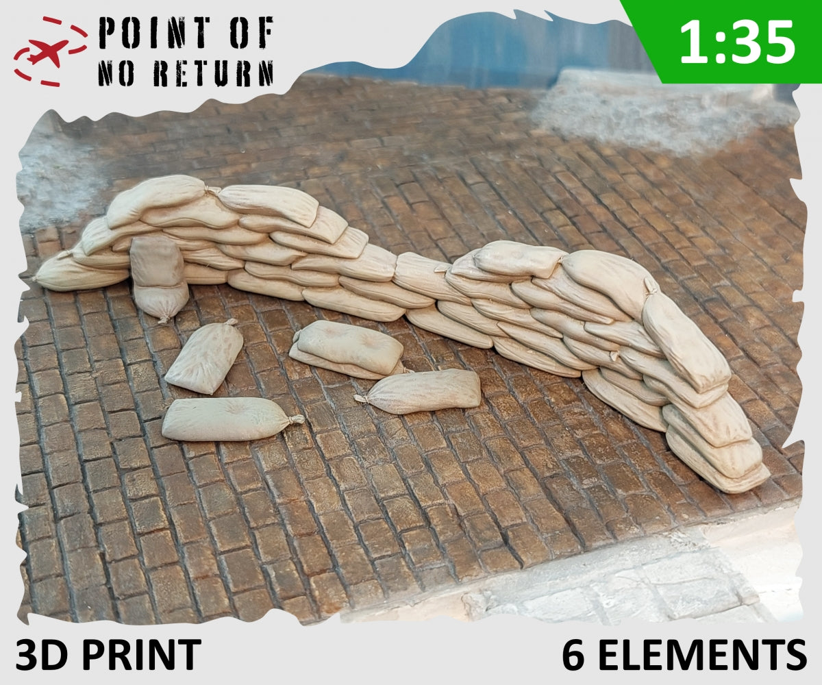 Point de non-retour 3524052 Sacs de sable (Poste de tir MG - type 1) 1/35 – image 2