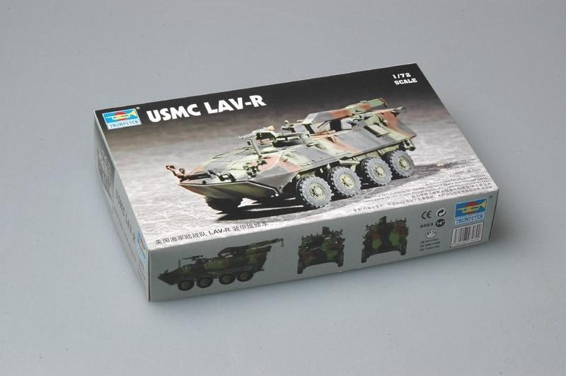 Trumpeter 07269 USMC Véhicule blindé léger de dépannage (LAV-R) (1/72) – image 2