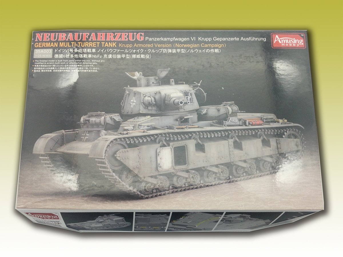 Amusing Hobby 35A003 Panzerkampfwagen VI Neubaufahrzeug Krupp Version 1/35 – Bild 2