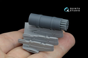 Quinta Studio QT48087 B-8V20A rocket pods, 2 pcs (for all kits) 1/48
