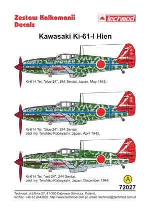 Techmod 72027 - Kawasaki Ki-61 Hien 1/72 – Bild 2