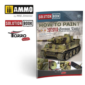 AMMO de Mig Jimenez 2414300001 Comment peindre des chars allemands de la Seconde Guerre mondiale - Livre de solutions