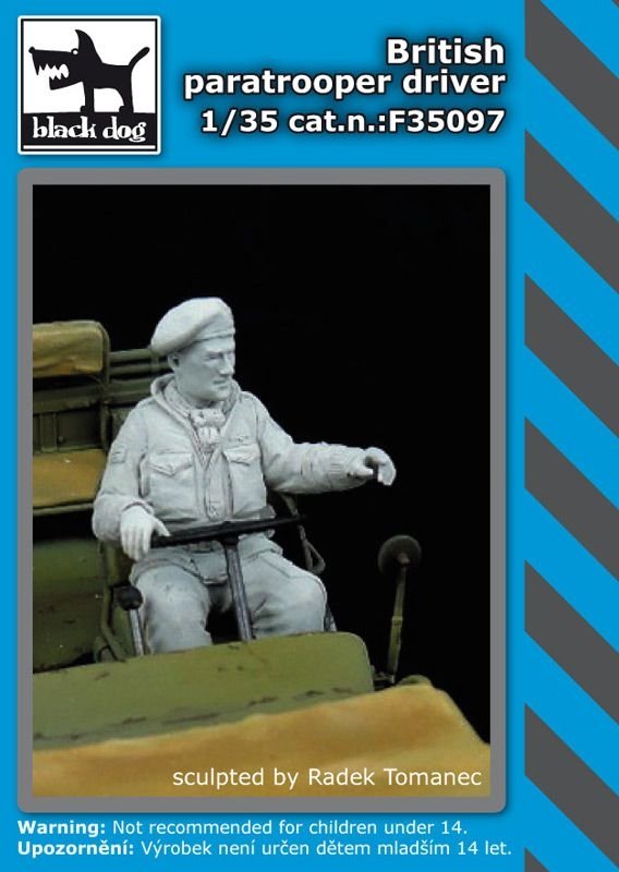 Conducteur de parachutiste britannique Black Dog F35097 1/35 