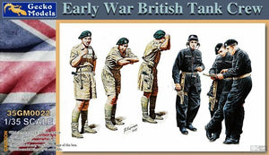 Gecko Models 35GM0022 Équipage de char britannique du début de la guerre, échelle 1/35