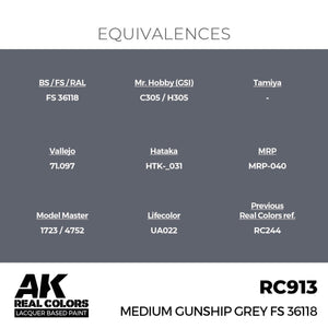 AK Interactive RC913 Gris canon moyen FS 36118 17 ml  – Bild 2