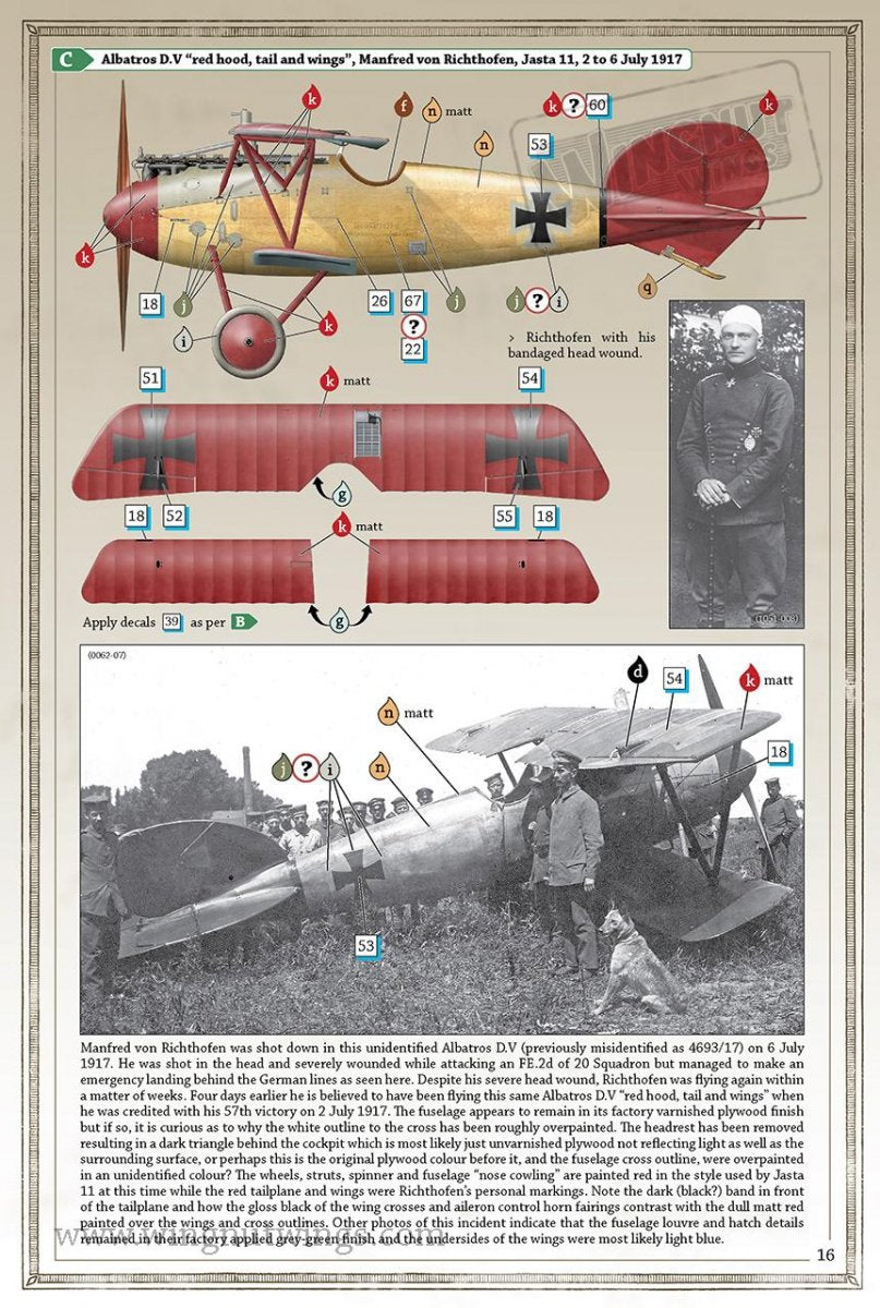 Wingnut Wings 32601 Albatros DV &amp;quot;Manfred von Richthofen&amp;quot; 1/32 – image 2