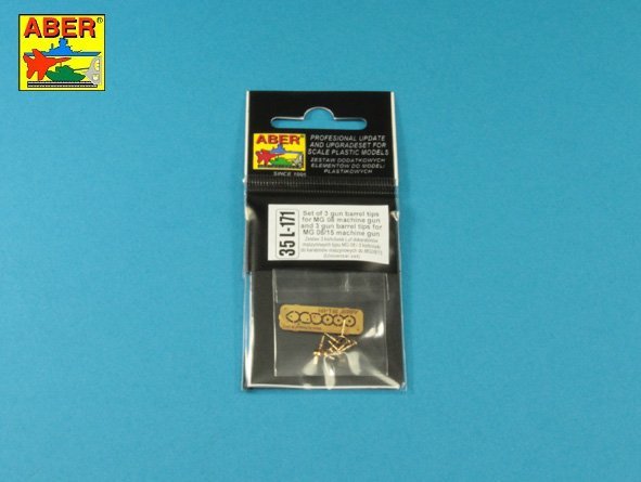 Aber 35L-171 Jeu de 3 embouts de canon pour MG 08 et 3 embouts de canon pour MG 08/15 (échelle 1/35). – Bild 8