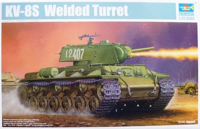 Tourelle soudée Trumpeter 01568 KV-8S (1/35)