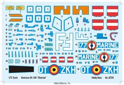 Hobby Boss 87215 American UH-34A Choctaw 1/72 – Bild 3