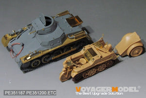 Maquette Voyager PE351187, char allemand Pz.Kpfw.I Ausf.A de la Seconde Guerre mondiale (pour TAKOM 2145), échelle 1/35 – imagen 17