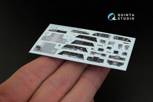 Intérieur imprimé en 3D et coloré sur papier décalcomanie pour F/A-18F tardif / EA-18G (fourni par Quinta Studio QD48051, pour maquette Hasegawa) au 1/48  – immagine 5