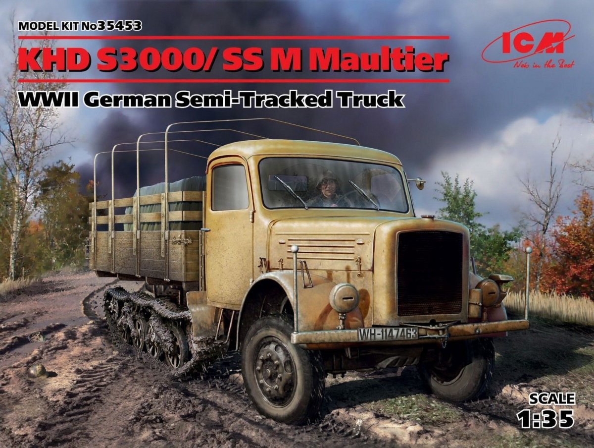 ICM 35453 KHD S3000/SS M Maultier 1/35