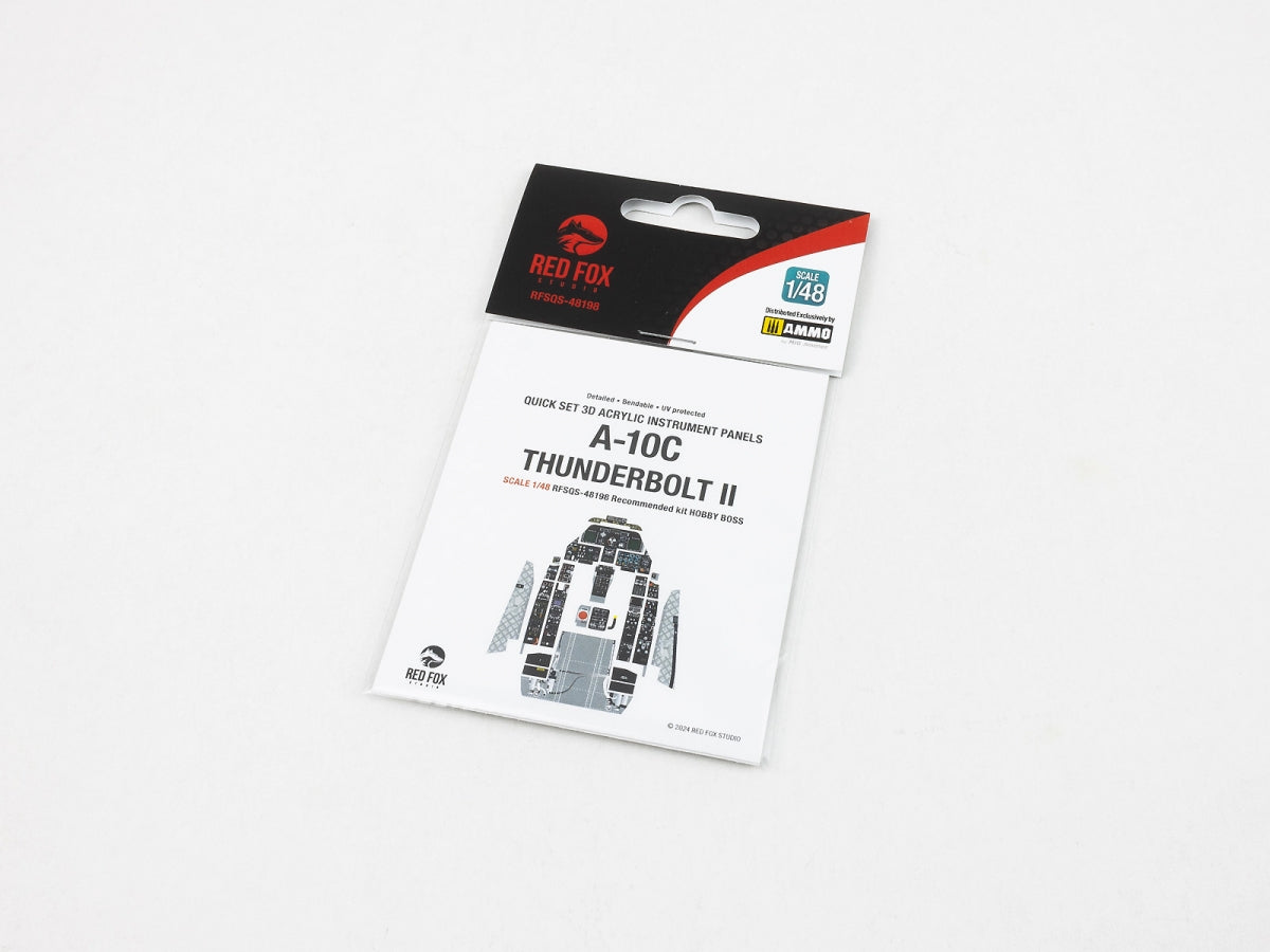 Red Fox Studio QS-48198 A-10C Thunderbolt II pour Hobby Boss, maquette en résine colorée 3D IP à l'échelle 1/48