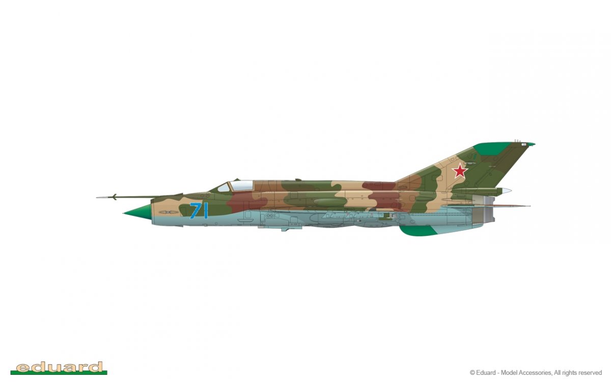 Eduard 7453 MiG-21MF Interceptor Weekend Edition 1/72 – Bild 3