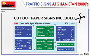 MiniArt 35640 TRAFFIC SIGNS AFGHANISTAN 2000&amp;#39;s 1/35 – image 3