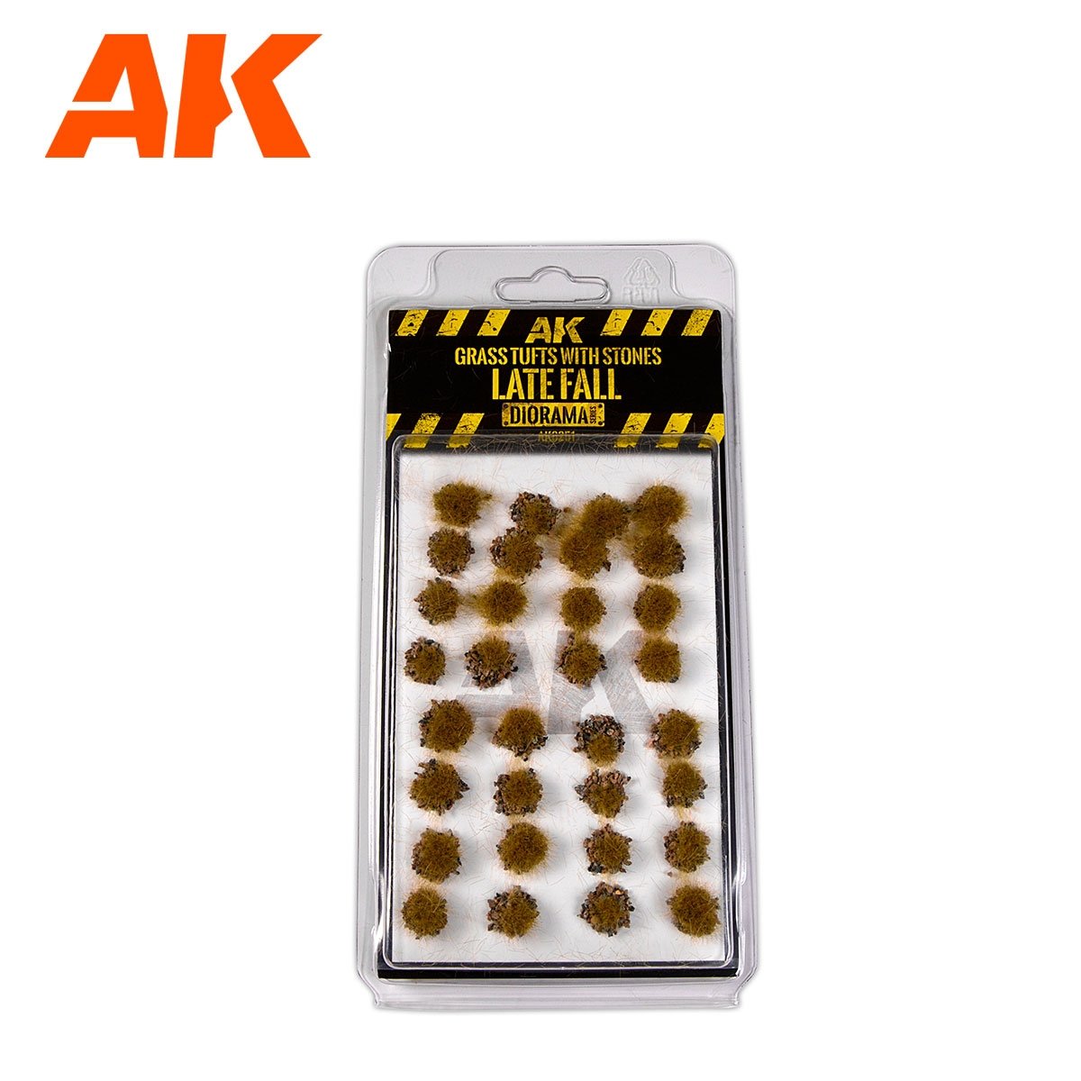 AK Interactive AK8251 Touffe d&amp;#39;herbe avec pierres, fin d&amp;#39;automne – imagen 2