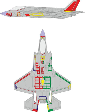 Peinture Eduard EX931 F-35A RAM (première version) TAMIYA 1/48