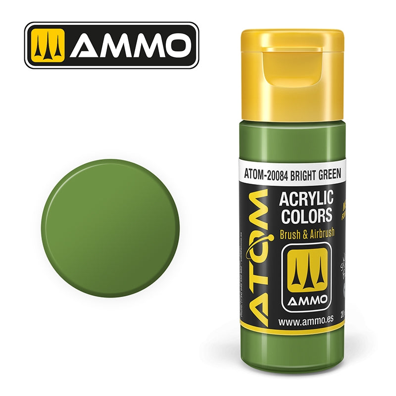 Ampoil Mig Jimenez 20084 ATOM COLOR Vert vif 20 ml