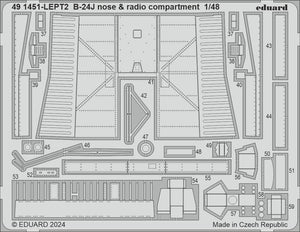 Eduard 491451 Nez et compartiment radio du B-24J HOBBY BOSS 1/48  – image 2