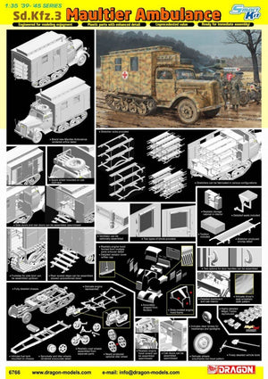 Dragon 6766 Sd.Kfz.3 Ambulance Maultier (1/35) – Bild 2