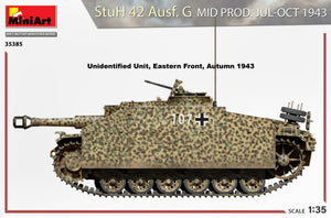 MiniArt 35385 StuH 42 Ausf. G MID PRODUIT PAR JUILLET-OCTOBRE 1943 1/35 – immagine 6