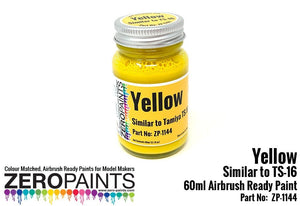 Peinture jaune Zero Paints ZP-1144 (similaire à TS16) 60 ml
