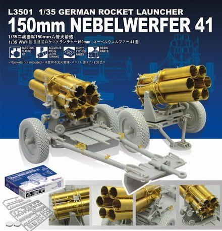 Lance-roquettes allemand Great Wall Hobby L3501 Nebelwerfer 41 de 150 mm, échelle 1/35