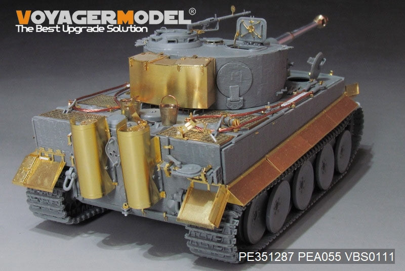 Maquette Voyager PE351287 Tiger I allemand de la Seconde Guerre mondiale, production moyenne, pour TAKOM, échelle 1/35 – imagen 7