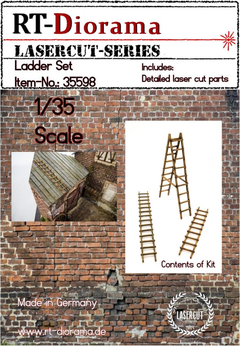 RT-Diorama 35598 Ensemble d'échelles (3 pièces) 1/35