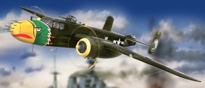 Maquette HK Models 01E02 B-25J Mitchell « Strafer » (1/32)