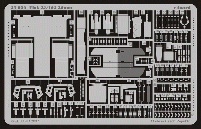 Eduard 35950 Flak 38/103 30 mm 1/35 Dragon