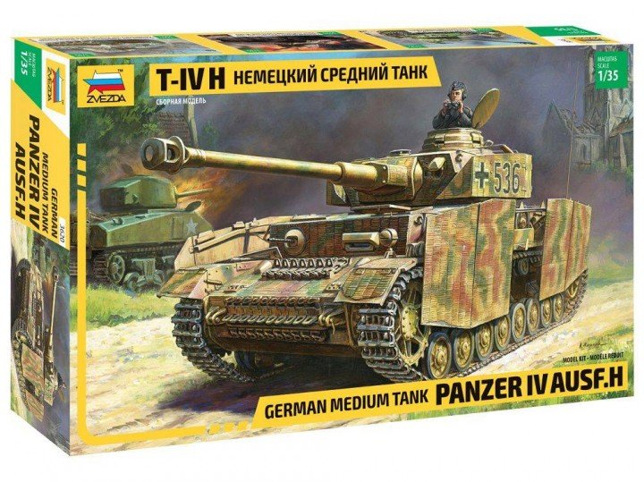 Zvezda 3620 Char moyen allemand Pz.Kpfw.IV Ausf. H1/35 