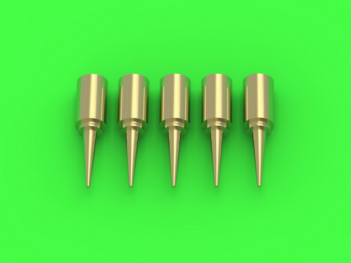 Sondes d&amp;#39;angle d&amp;#39;attaque Master AM-48-142, type américain (5 pièces) (1/48) – imagen 2