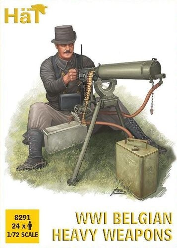 Hat 8291 WWI Belgian Heavy Weapons 1/72