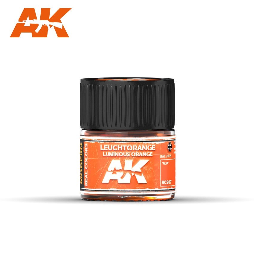 AK Interactive RC207 ORANGE LUMINEUX RAL 2005 10ML