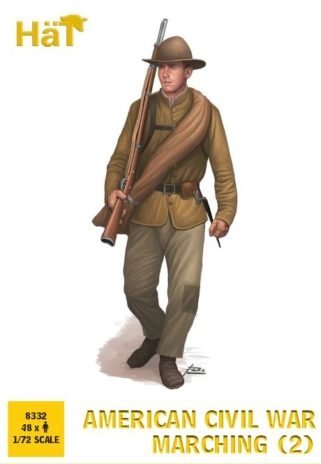 Chapeau 8332 Guerre de Sécession américaine en marche (2) 1/72
