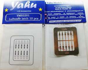 Verrou Yahu YMS3201 Luftwaffe, 10 pièces – fermoirs 1/32