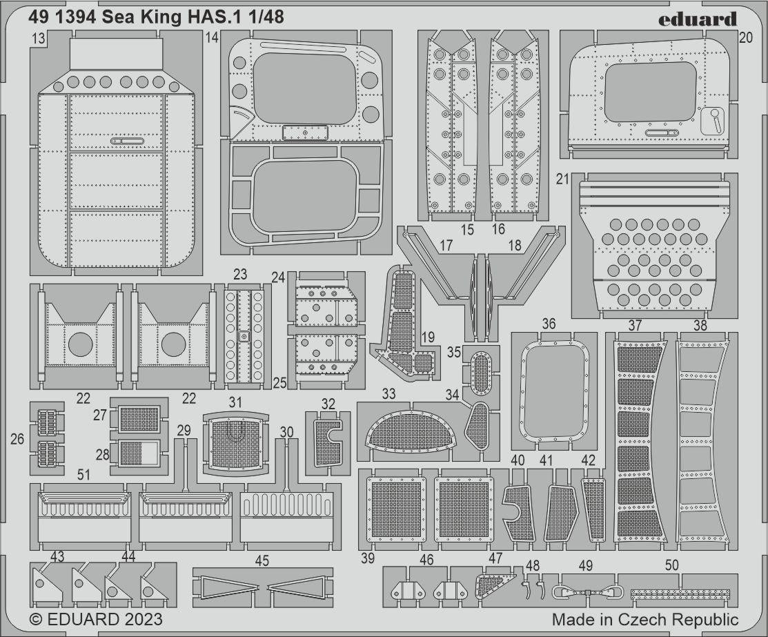 Eduard BIG49397 Sea King HAS.1 AIRFIX 1/48 – immagine 4