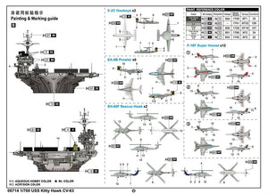 Trumpeter 06714 USS Kitty Hawk CV-63 1/700 – image 14