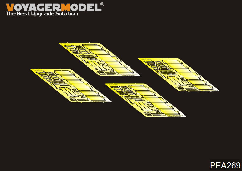 Maquette Voyager PEA269 Boîtes à outils allemandes de la Seconde Guerre mondiale (4 pièces) (GP) 1/35