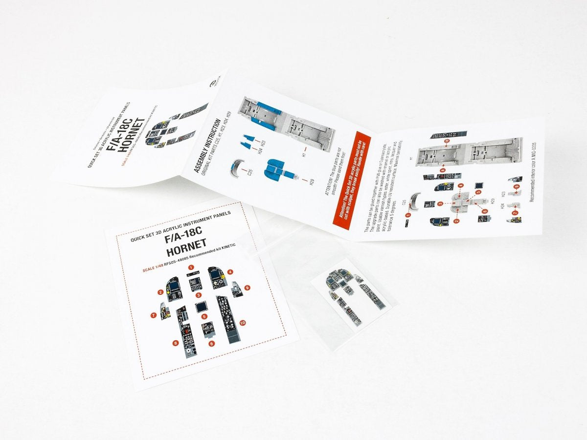 Red Fox Studio QS-48085 F/A-18C Hornet Kinetic 1/48 – Bild 3