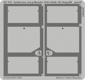 Eduard 35721 Schürzen Atyp-Russie 1944 Stuh 42/ StuG. III 1/35 Dragon – immagine 2