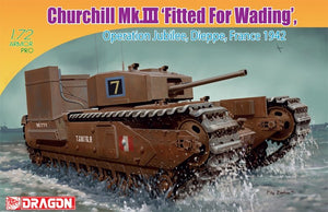 Dragon 7520 Churchill Mk.III équipé pour le gué Opération Jubilee, Dieppe France (1/72)