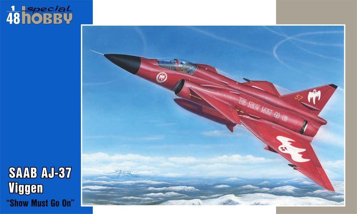 Special Hobby 48188 SAAB AJ 37 Viggen Show doit continuer au 1/48