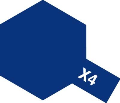 Peinture acrylique Tamiya X4 Bleu (81504) 10 ml – image 2