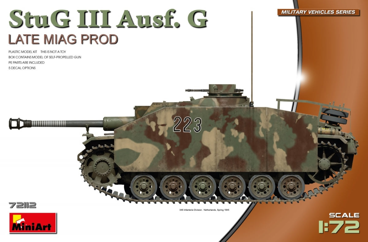 MiniArt 72112 StuG III Ausf. G Late Miag Prod. 1/72 