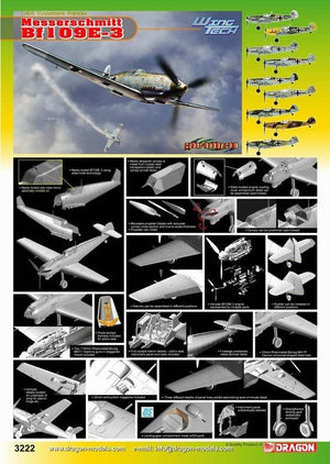 Cyber Hobby 3222 Messerschmitt Bf109E-3 1/32 – zdjęcie 2