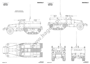 Kagero 7084 Véhicule blindé de transport de troupes M2/M3/M4 Semi-chenillé EN/PL – imagen 2